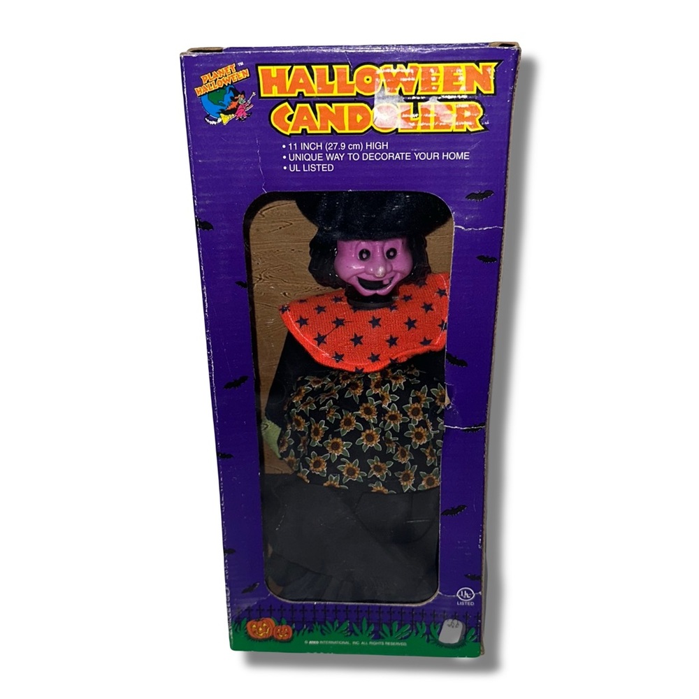Vintage Halloween Witch Candolier